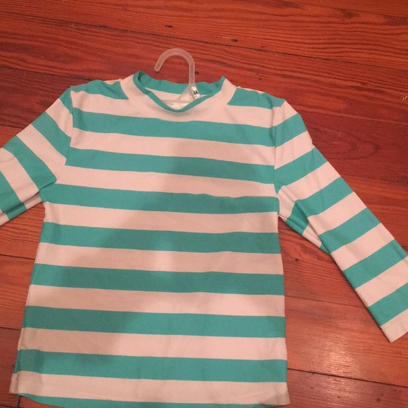 Girl’s striped rash guard - Picture 1 of 3